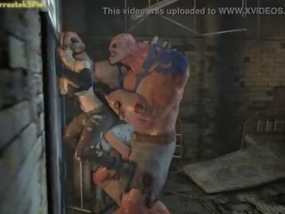 Mostri e grotesque creature brutalmente scopata gioco ragazze - rrostek hardcore 3d animazione compilazione