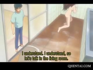 Hentaï enchantress surprit masturbation en la douche