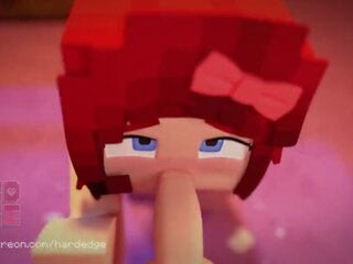 Minecraft dirty video Scarlett Blowjob Animation (by HardEdges)