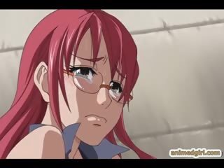 Stor melon pupper anime brutalt knullet i den klasse