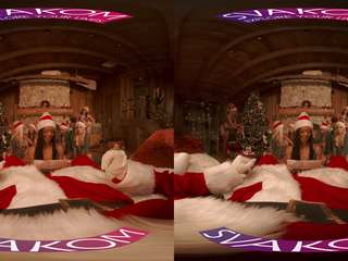VRBangers Christams Orgy with Abella Danger and her 7 provocative Elves VR adult movie