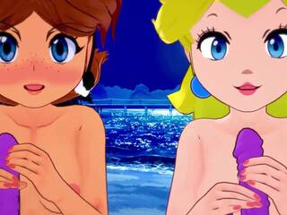 Princess Daisy and Peach vid some Pussy and Suck Your