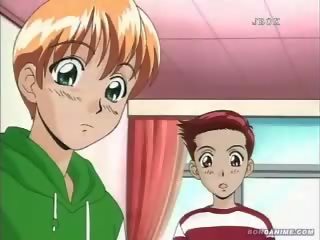 Hentai anime tutor seotud poolt üleannetu adolescents