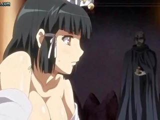 Anime call girl gets covered in cum