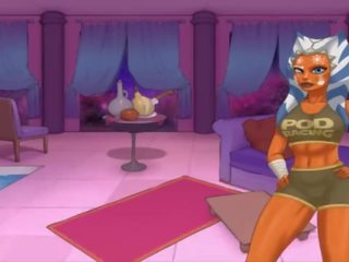 Žvaigždė wars oranžinis treneris dalis 31 cosplay trenksmas fantastinis xxx ateivis merginos