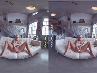Sensual VR stunner Bailey Brooke Takes you on POV Voyeur Masturbation Trip