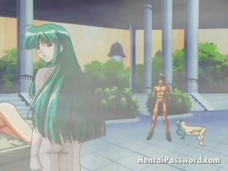 Angelic anime nymphet võttes a räpane unenägu koos tema sportlik chapfriend