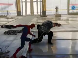 Marvel 漫画 spider-man 插曲 1 swinging 周围 该 城市
