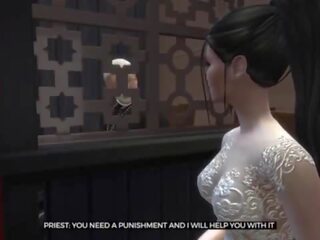 &lbrack;TRAILER&rsqb; Bride enjoying the last days before getting married&period; xxx movie with the priest before the ceremony - Naughty Betrayal
