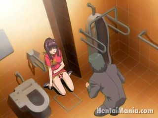 Dazzling การ์ตูนอะนิเม หญิงจัดจ้าน ได้รับ teased ใน the การอาบน้ำ