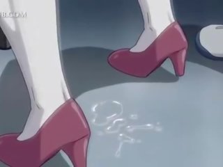 Nabigla anime ginintuan ang buhok fucked mahirap mula likod squirts naglo-load