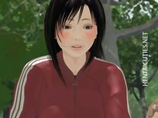 Kotor 3d animasi pacar perempuan mengisap peter di luar