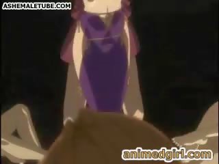 Anime tgirls get huge cocks and fuck each other