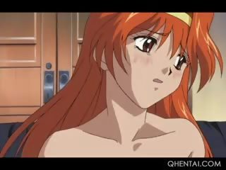 Shy Hentai sweetheart Gets Mouth Fucked And Cummed