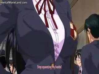 Flirty Anime College Cuties Sucking manhood Part3