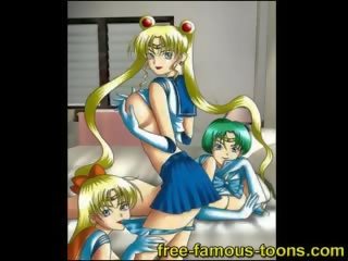 Sailormoon lesbisk orgier