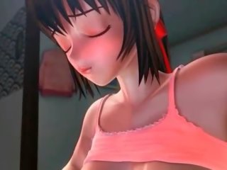 Μεγάλος ασελγής hentai νέος γυναίκα κάρφωμα τον εαυτό της με ένα dildo