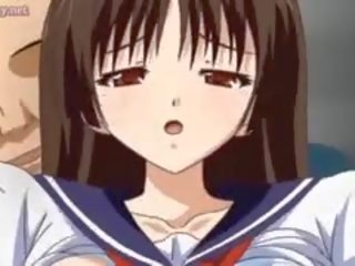 Anime teenie screwed by her mugallym