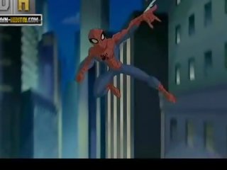 Superhero 脏 夹 spiderman vs batman