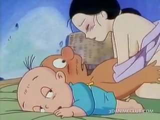 Passionate Hentai Husband Nailing Hard His Wifes Pussy
