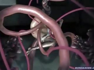 प्रकोप ३डी tentacles टक्कर लगी है एक बेब नॅस्टी
