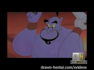 Aladdin adult clip - Beach adult clip with Jasmine