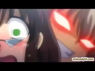 Malaking suso hentai co-edukasyon doble pagtagos sa pamamagitan ng pandalawahang kasarian anime