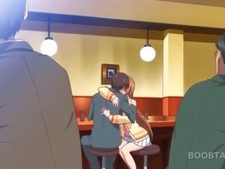Ruda anime szkoła lalka seducing jej ładne nauczycielka