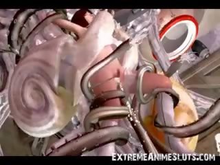 3D damsel Gets Banged By Alien Tentacles!