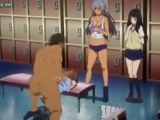 Nagy meloned anime utcán lány jelentkeznek dörzsölte és szar
