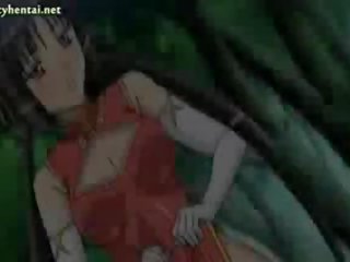 Hentai filha fica aparafusado em floresta