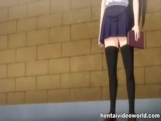 Submissive Hentai School schoolgirl Owned By Old boy
