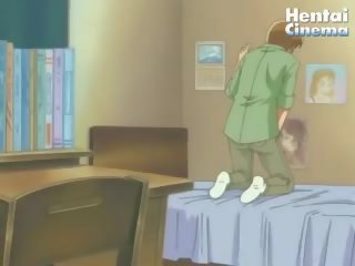 Edan hentai juvenile plays with his babeh in her room