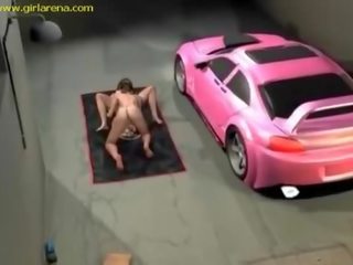 3D illegal street racers sex clip