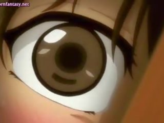 Lascive anime skaistums freting viņai klitors