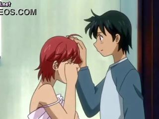 Raudonplaukiai anime pupytė freting putz