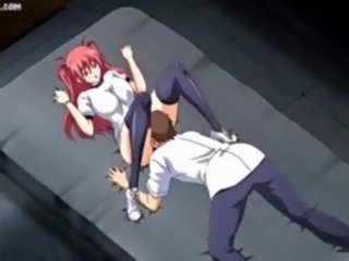 Anime damsel Rubbing A Massive johnson