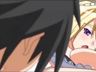 Szőke anime -ban fehér harisnya