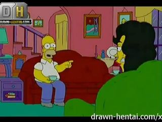 Simpsons xxx video - seks tiga orang