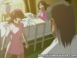 Anime med mester knulling sykepleier i den anal