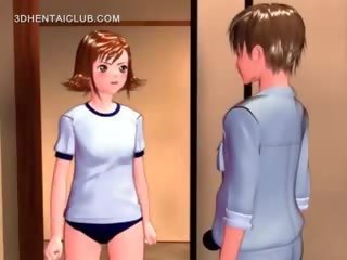 Bonded anime gimnastyk submitted do seksualny dokuczanie