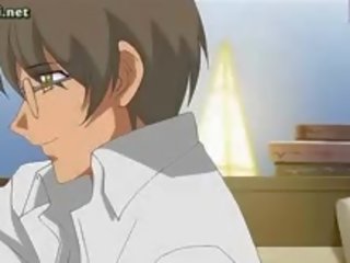 Sæd explosion til attractive anime tenåring