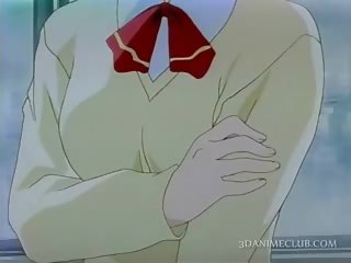 Süütu anime kallike seducing tema raske üles õpetaja