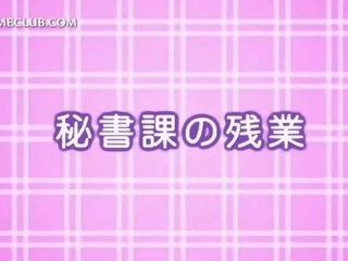 Puszczalska anime seductress seducing nastolatka ogier na trójkąt