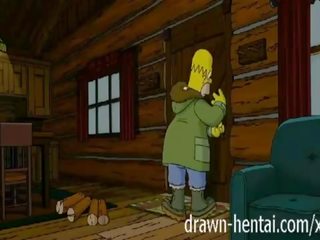 Simpsons hentai - cabin ng pag-ibig