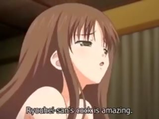 E çmendur romancë anime vid me uncensored anale, grup skena