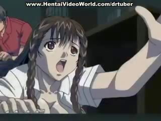 Voluptuous hentai babeh is forced to fuck