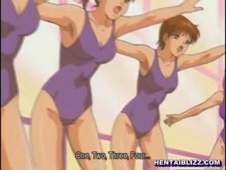 Maudymosi kostiumas japoniškas hentai savarankiškai masturbacija į as plaukimas p
