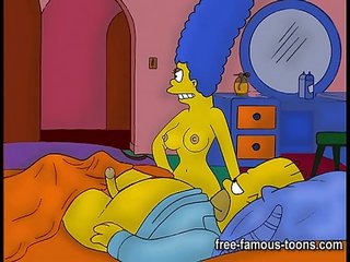 Marge simpsons חבוי אורגיות