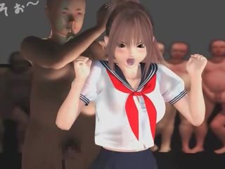 Lakuriq anime adoleshent seductress fucked në e pacensuruar orgji